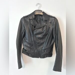 Rudsak Women’s Genuine Leather Moto Jacket